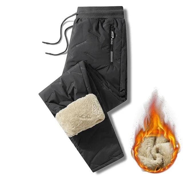 Calça Térmica Impermeável com Forro Peluciado karavelas Cinza Sem Punho P (40-50kg) 