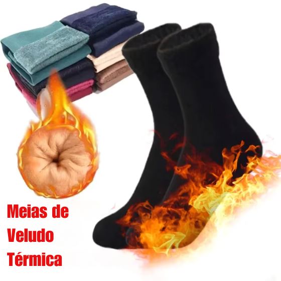 Kit 3 Pares de Meia de Inverno Térmicas - Numeração 35-40 200000866 karavelas 