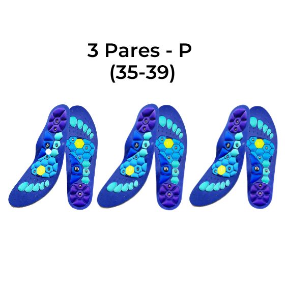 Palmilhas PainFree Plus Tech karavelas 3 Pares - P (35-39) 