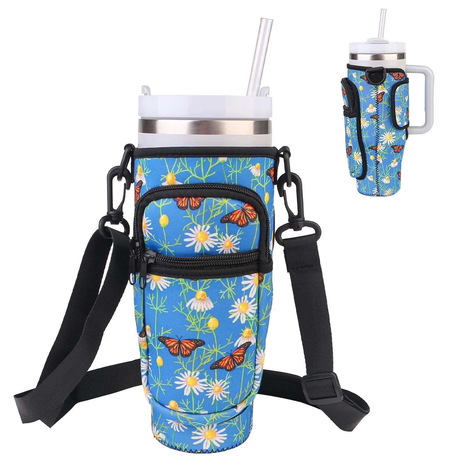 SmartCup Bag Estampado - Bolsa de Transporte Para Copo Térmico - 1,18L karavelas Borboleta 