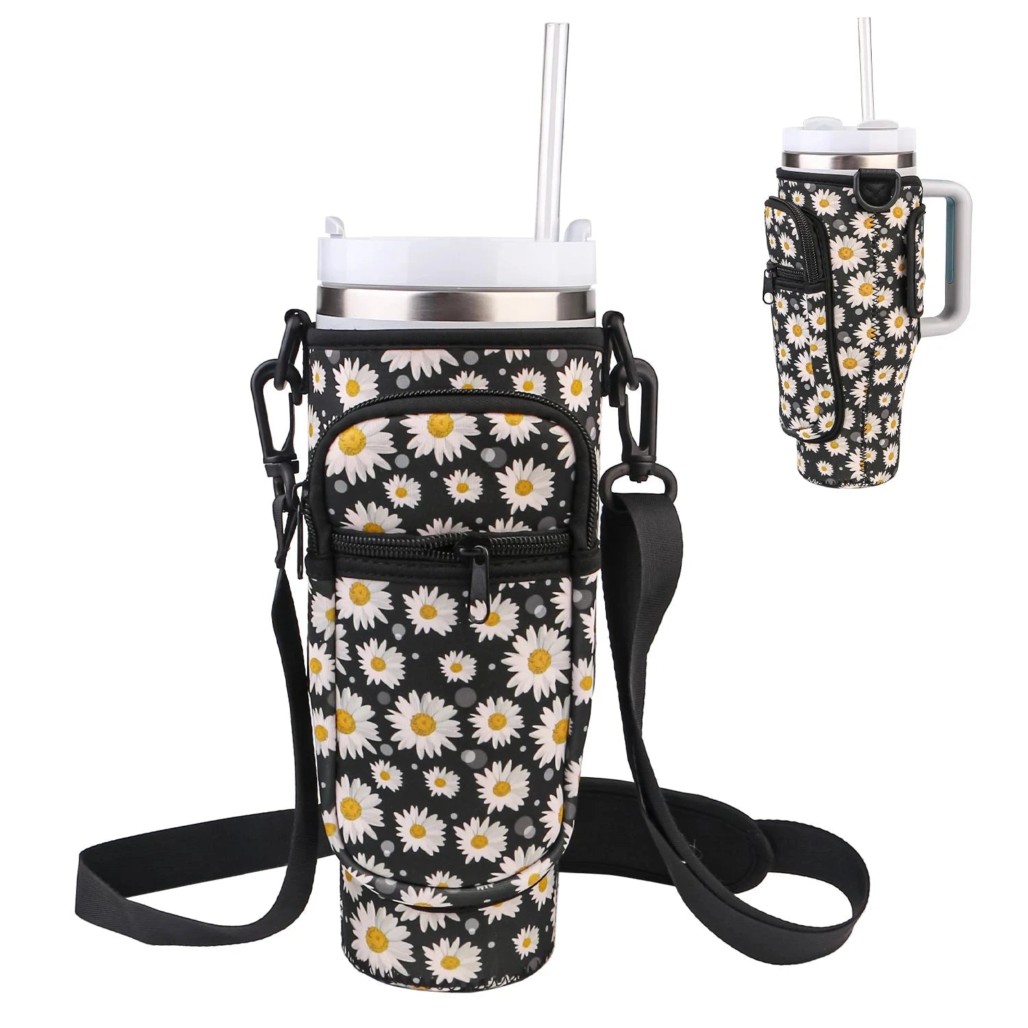 SmartCup Bag Estampado - Bolsa de Transporte Para Copo Térmico - 1,18L karavelas Preto 