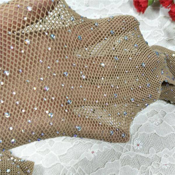 Meia Calça Arrastão com Strass Sexy 0 karavelas Nude 