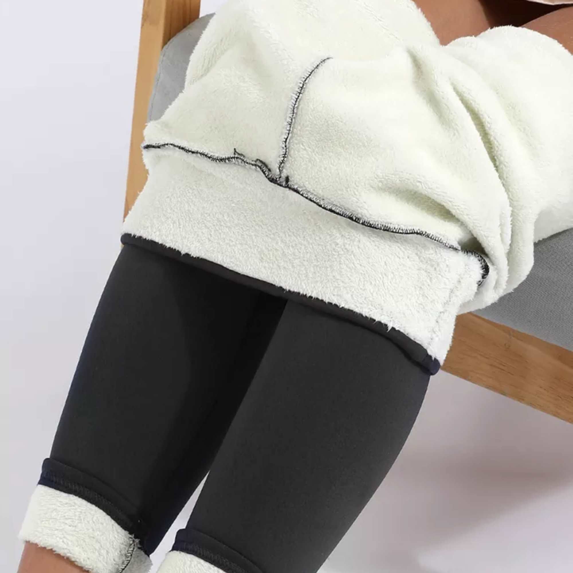 Leggings térmicas Fancy Knit Thermolactyl grau 4