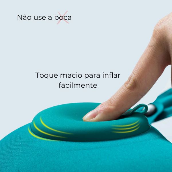 Travesseiro com bomba infladora Soft Pillow 0 karavelas 