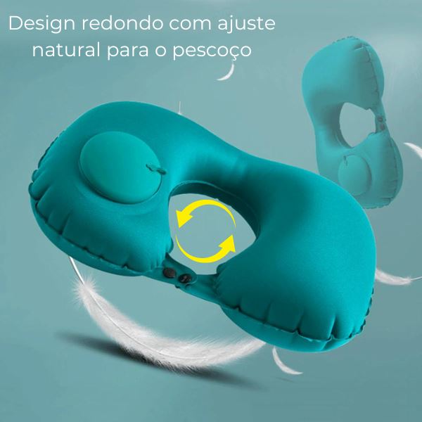 Travesseiro com bomba infladora Soft Pillow 0 karavelas 