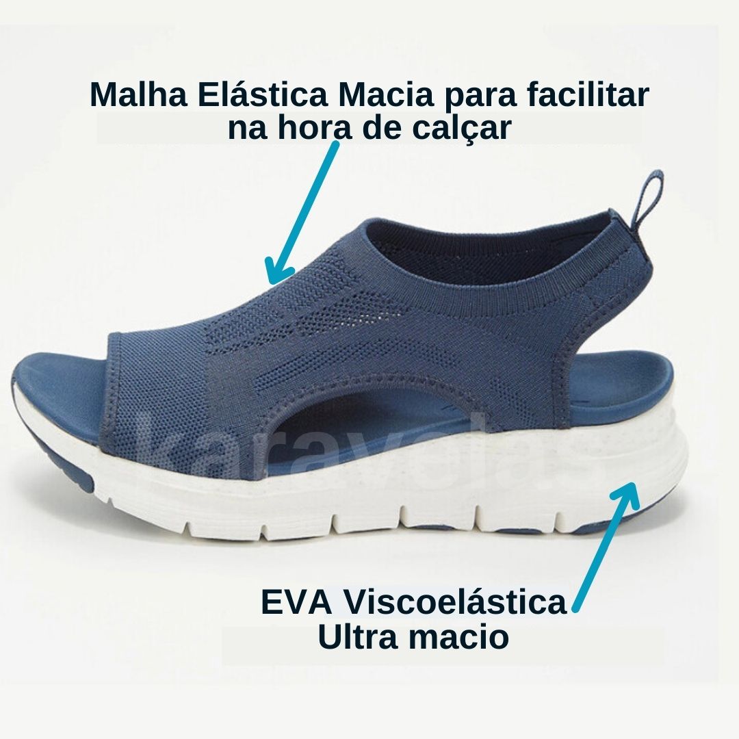 Sandália Comfort Usa FlexUp 0 karavelas 