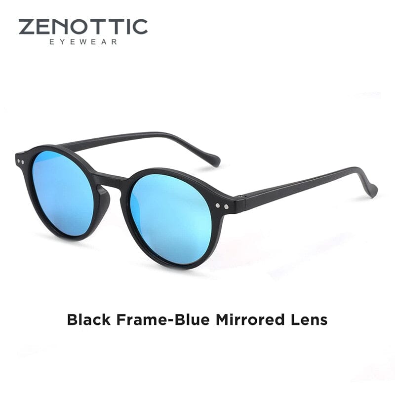 Óculos de Sol Polarizado Ibiza UV400 Zenottic + Brinde Exclusivo 0 karavelas 014 Blue Mirrored 