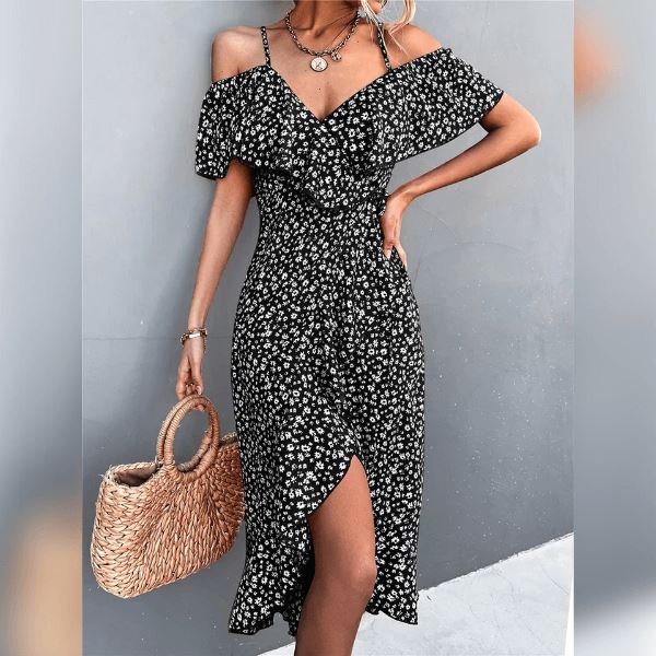 Vestido Midi Marisol Vestido midi karavelas Preto PP 